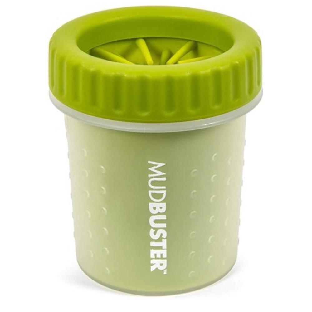 Dexas Mudbuster Petite Dog or Cat Paw Washer Cleaner in Green